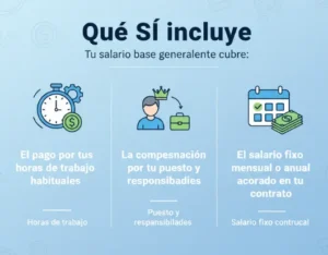 ¿Qué SÍ incluye en salario base?