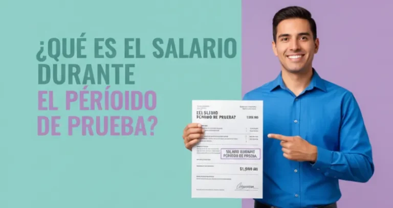 ¿Qué es el salario durante el período de prueba?