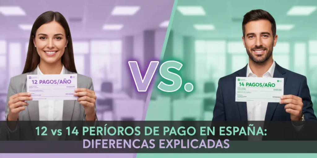 12 vs 14 períodos de pago en España diferencias explicadas