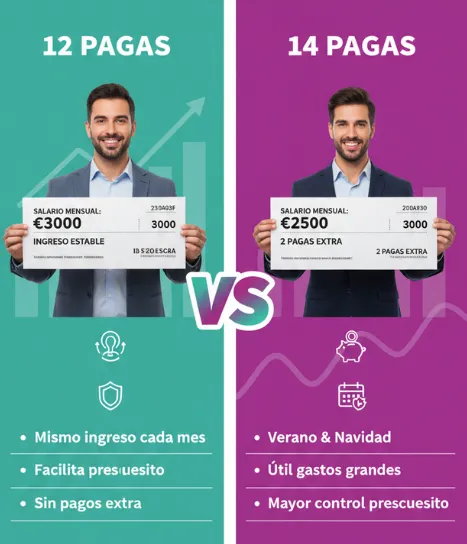 Diferencia en el flujo de ingresos mensual 12 vs 14