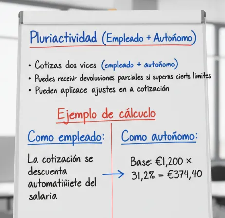 Pluriactividad (Empleado + Autónomo)
