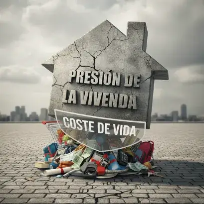 Presión de la vivienda y el coste de vida