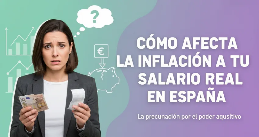 ¿Cómo afecta la inflación a tu salario real en España?