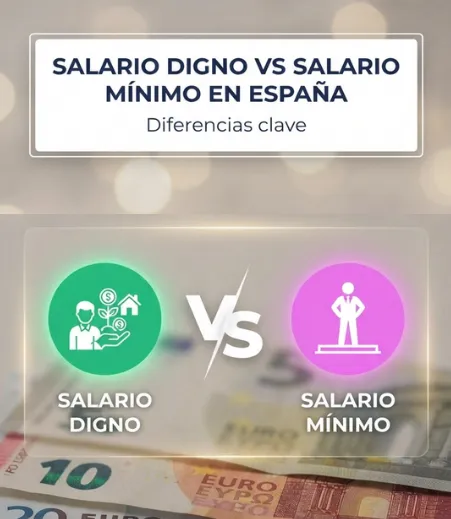 Salario digno vs salario mínimo en España
