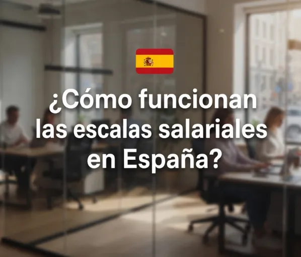 ¿Cómo funcionan las escalas salariales en España