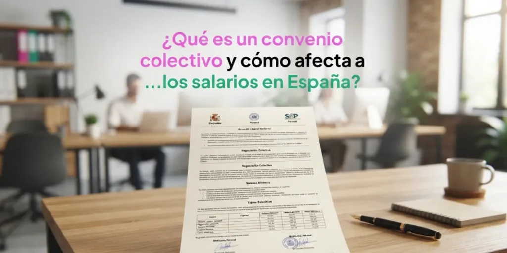 ¿Qué es un convenio colectivo y cómo afecta a los salarios en España?
