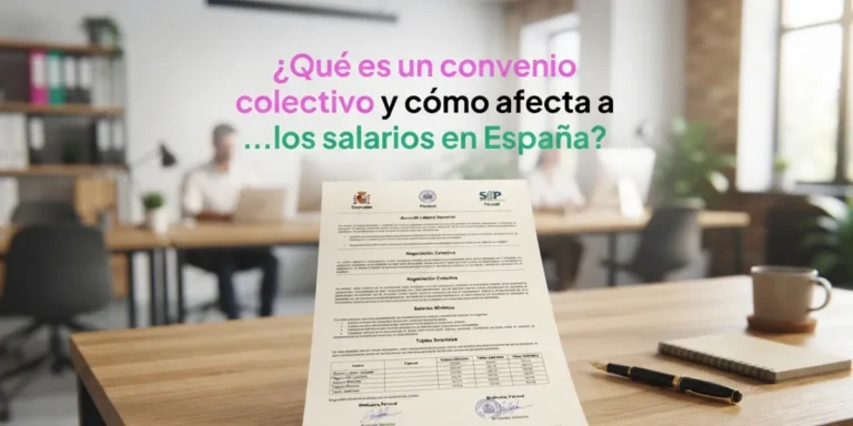 ¿Qué es un convenio colectivo y cómo afecta a los salarios en España?