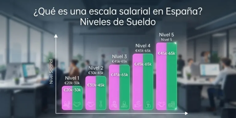 ¿Qué es una escala salarial en España Niveles de Sueldo